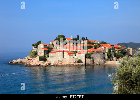 Montenegro, Sveti Stefan, Aman Resort, vacanze di lusso, Foto Stock