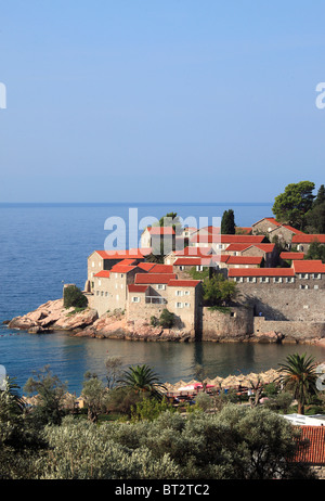 Montenegro, Sveti Stefan, Aman Resort, vacanze di lusso, Foto Stock