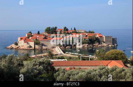 Montenegro, Sveti Stefan, Aman Resort, vacanze di lusso, Foto Stock