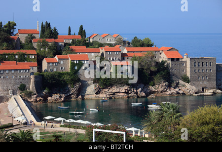 Montenegro, Sveti Stefan, Aman Resort, vacanze di lusso, Foto Stock