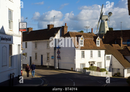 Vista verso il Mulino di unione da Cranbrook Kent England Foto Stock