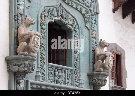 Isole Canarie, Gran Canaria, Las Palmas de Gran Canaria, Vegueta (Città Vecchia), la Casa Museo de Cristobal Colon Foto Stock