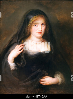 Ritratto di una donna, probabilmente Susanna Lunden (née Fourment, 1599-1628), da Peter Paul Rubens Foto Stock