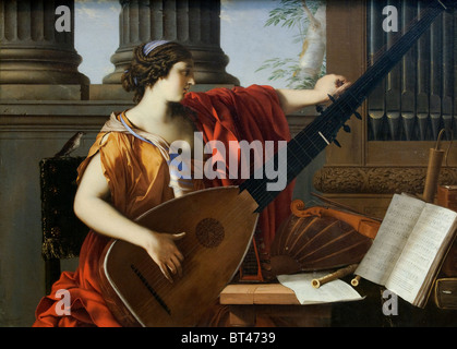 Allegoria della musica, 1649, da Laurent de La Hyre Foto Stock