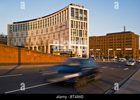 L'Hilton Hotel, Liverpool, in Inghilterra, Regno Unito Foto Stock