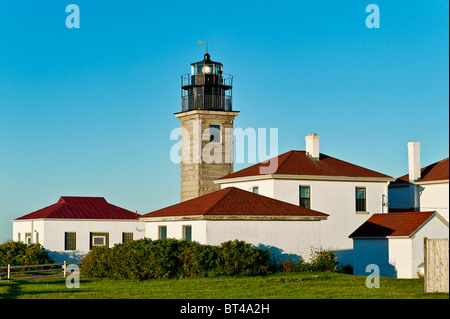 Coda di castoro faro, Jamestown, Rhode Island, STATI UNITI D'AMERICA Foto Stock