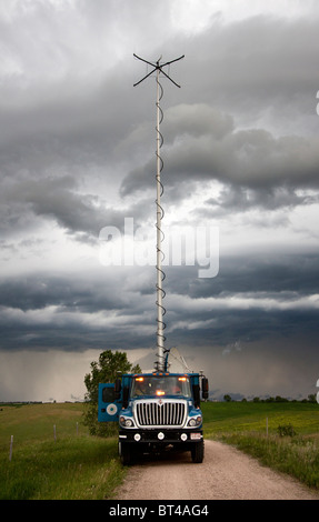 Il doppler su ruote numero 7 distribuito vicino a Pickstown, South Dakota, Giugno 3, 2010. Foto Stock