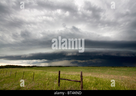 Un supercell vicino a Pickstown, South Dakota, Giugno 3, 2010. Foto Stock