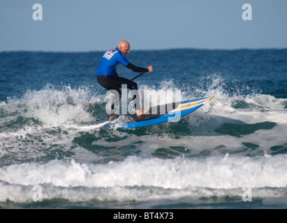 BSUPA Nazionale Campionato Wave, serie finale, Watergate Bay, Cornwall. 16/10/10 Foto Stock