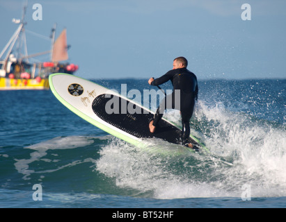 BSUPA Nazionale Campionato Wave, serie finale, Watergate Bay, Cornwall. 16/10/10 Foto Stock