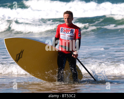 BSUPA Nazionale Campionato Wave, serie finale, Watergate Bay, Cornwall. 16/10/10 Foto Stock