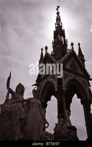 L'Albert Memorial, Londra. Foto Stock