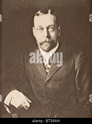 George V, George Frederick Ernest Albert, 1865 a 1936. Re del Regno Unito e i domini britannici, e l'imperatore di Ind Foto Stock