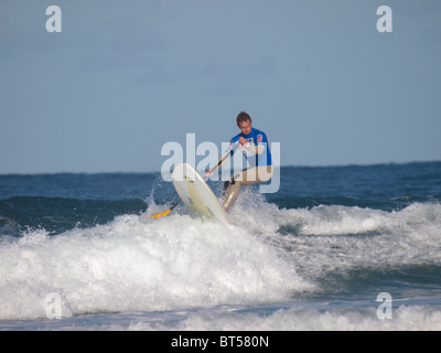 BSUPA Nazionale Campionato Wave, serie finale, Watergate Bay, Cornwall. 16/10/10 Foto Stock