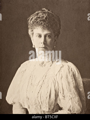 Queen Mary, consorte del re Giorgio V, Maria di Teck, Victoria Mary Augusta Louise Olga Pauline Claudine Agnes, 1867 a 1953. Foto Stock