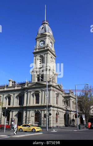 Casa delle Arti, North Melbourne Town Hall, angolo Queensberry St/Errol St, North Melbourne, Victoria, Australia Foto Stock