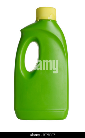 Verde bottiglia di plastica Foto Stock