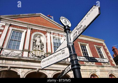 La Guildhall, High Street, Windsor, Berkshire, Inghilterra, Regno Unito Foto Stock