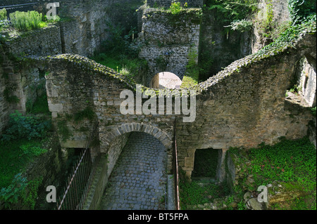 Porta della città Porte des Degrés a Boulogne-sur-Mer, Francia Foto Stock