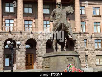 Zhukov monumento in Ekaterinburg, Russia Foto Stock