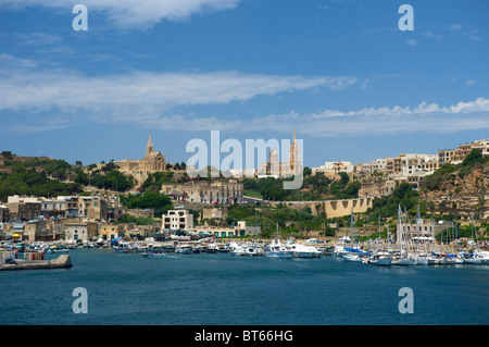 Porto di Mgarr, isola di Gozo, Malta Foto Stock