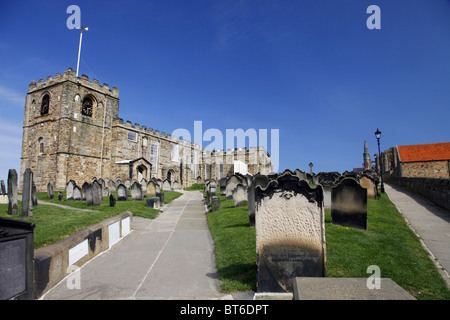 ST. Chiesa di Maria WHITBY NORTH YORKSHIRE WHITBY NORTH YORKSHIRE INGHILTERRA WHITBY North Yorkshire 04 Maggio 2010 Foto Stock