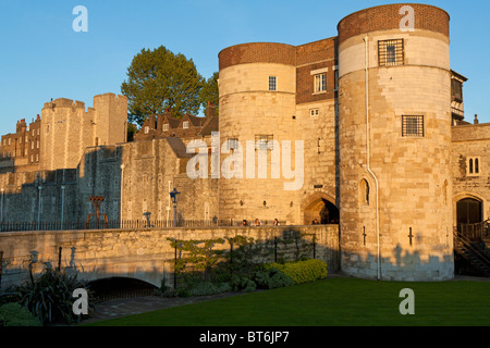 L'ingresso principale (Byward Tower) - Torre di Londra Foto Stock