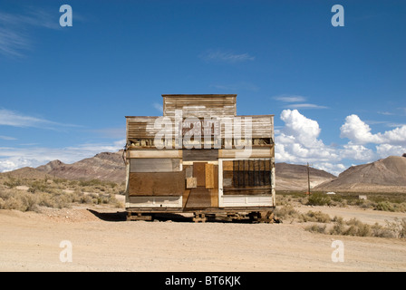 Riolite Mercantile Store, riolite città fantasma, Beatty, Nevada, STATI UNITI D'AMERICA Foto Stock