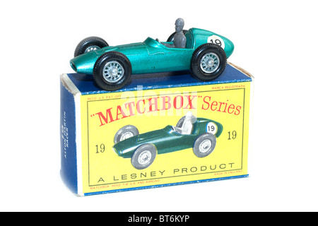 Matchbox 1-75 die cast car, menta nella casella Foto Stock