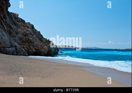 Spiaggia di Kaputas vicino a Kalkan e Kas in Turchia Foto Stock