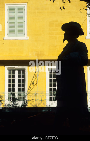 Francia, Bouches du Rhone, Arles, Frederic Mistral statua Foto Stock