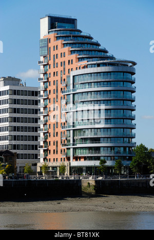 Putney Wharf Tower, Putney, Londra, Inghilterra Foto Stock