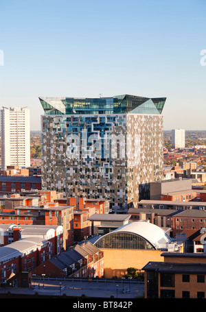 Il Cubo edificio, Birmingham, West Midlands, England, Regno Unito Foto Stock