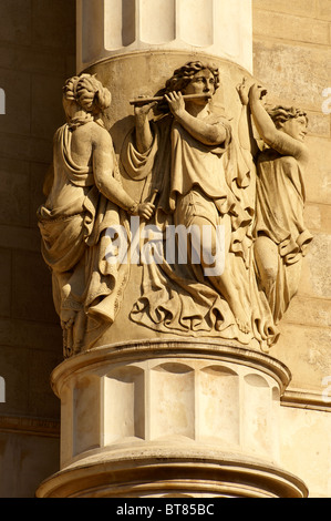 Stile romantico Vigado Concert Hall (Vigadó) progettato da Frigyes Feszl, Budapest, Ungheria Foto Stock