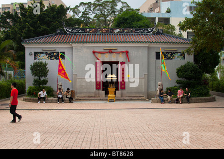 Il Tempio di Tin Hau a Stanley sull isola di Hong Kong Foto Stock