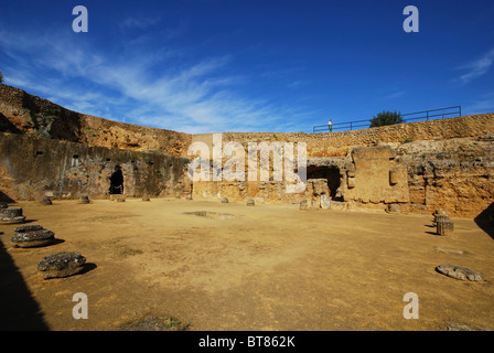 Pre tomba romana di Servilia, complesso archeologico , Carmona, provincia di Siviglia, in Andalusia, Spagna, Europa occidentale. Foto Stock