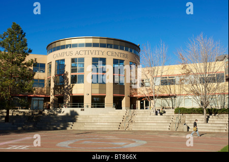 Esterno degli edifici del campus Thompson Rivers University. Kamloops, British Columbia, Canada Foto Stock