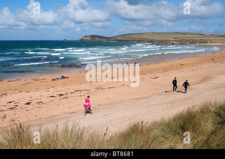 Constantine Bay, north cornwall, Regno Unito Foto Stock