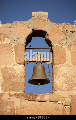 Djebel Musa o il Monte Sinai vicino a Saint Katherine o El Miga village, Sinai, Egitto, Africa Foto Stock