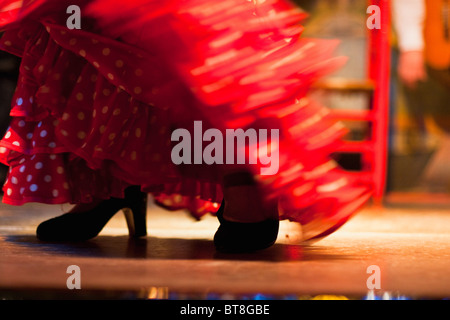 Flamenco Dancing abstracts, Spagna Foto Stock