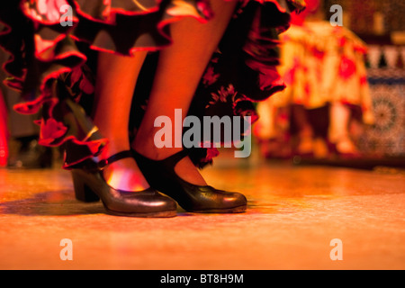 Flamenco Dancing abstracts, Spagna Foto Stock