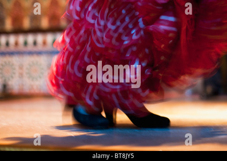 Flamenco Dancing abstracts, Spagna Foto Stock