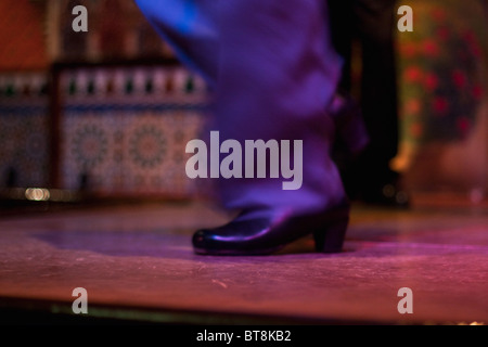 Flamenco Dancing abstracts, Spagna Foto Stock