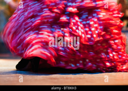 Flamenco Dancing abstracts, Spagna Foto Stock