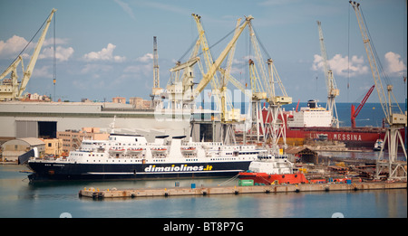 Cantieri di riparazione navale, Palermo Sicilia Italia Foto Stock