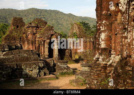 Città del tempio mio figlio vicino a Hoi An, Sito Patrimonio Mondiale dell'UNESCO, Vietnam centrale, Asia Foto Stock