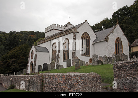 Tutti della santa Chiesa, Selworthy, Somerset Foto Stock