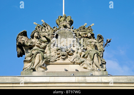 Berliner Tor gate, prussiano gate barocca, city gate, fortificazioni, Wesel, Basso Reno, Renania settentrionale-Vestfalia, Germania, Europa Foto Stock