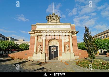 Berliner Tor gate, prussiano gate barocca, city gate, fortificazioni, Wesel, Basso Reno, Renania settentrionale-Vestfalia, Germania, Europa Foto Stock