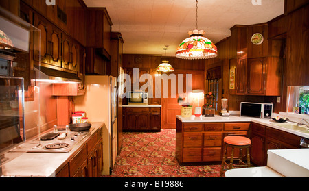 Elvis Presley's Cucina a Graceland, Memphis, Tennessee, Stati Uniti d'America Foto Stock